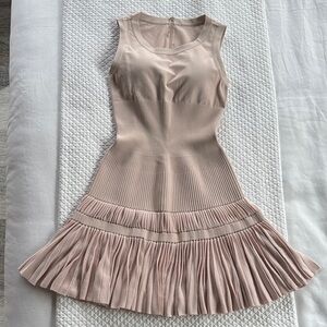 Pink Sleeveless Sheath Mini Dress